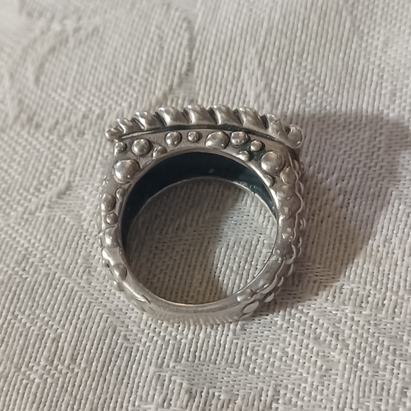 Dian Malouf MAMA Sterling Silver Ring, Size 6.25 - Picture 8 of 13